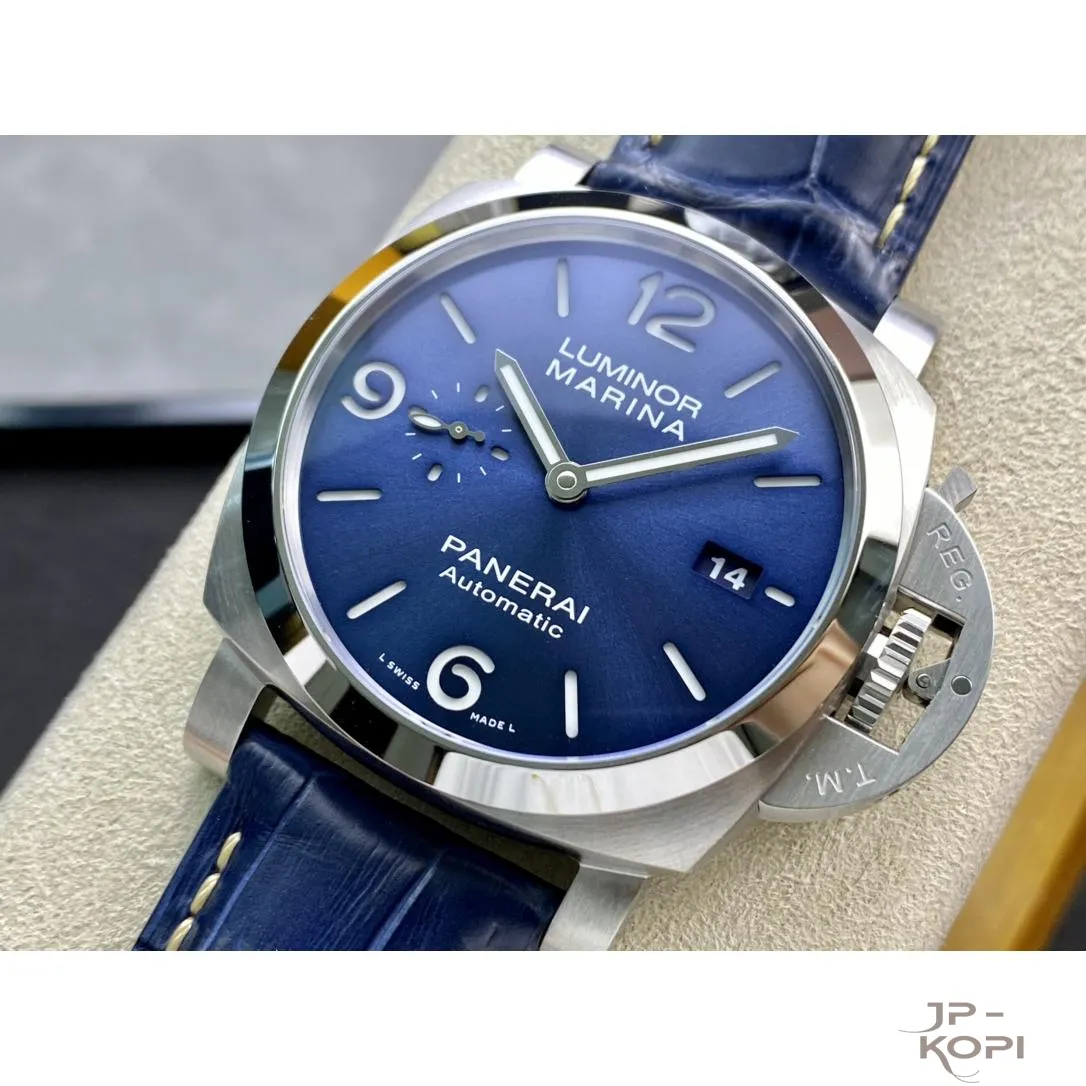 パネライ ルミノール マリーナ1950 3DAYS PAM01313|ブルー文字盤 44MM 【VS工場製高品質モデル】 - 画像 (4)