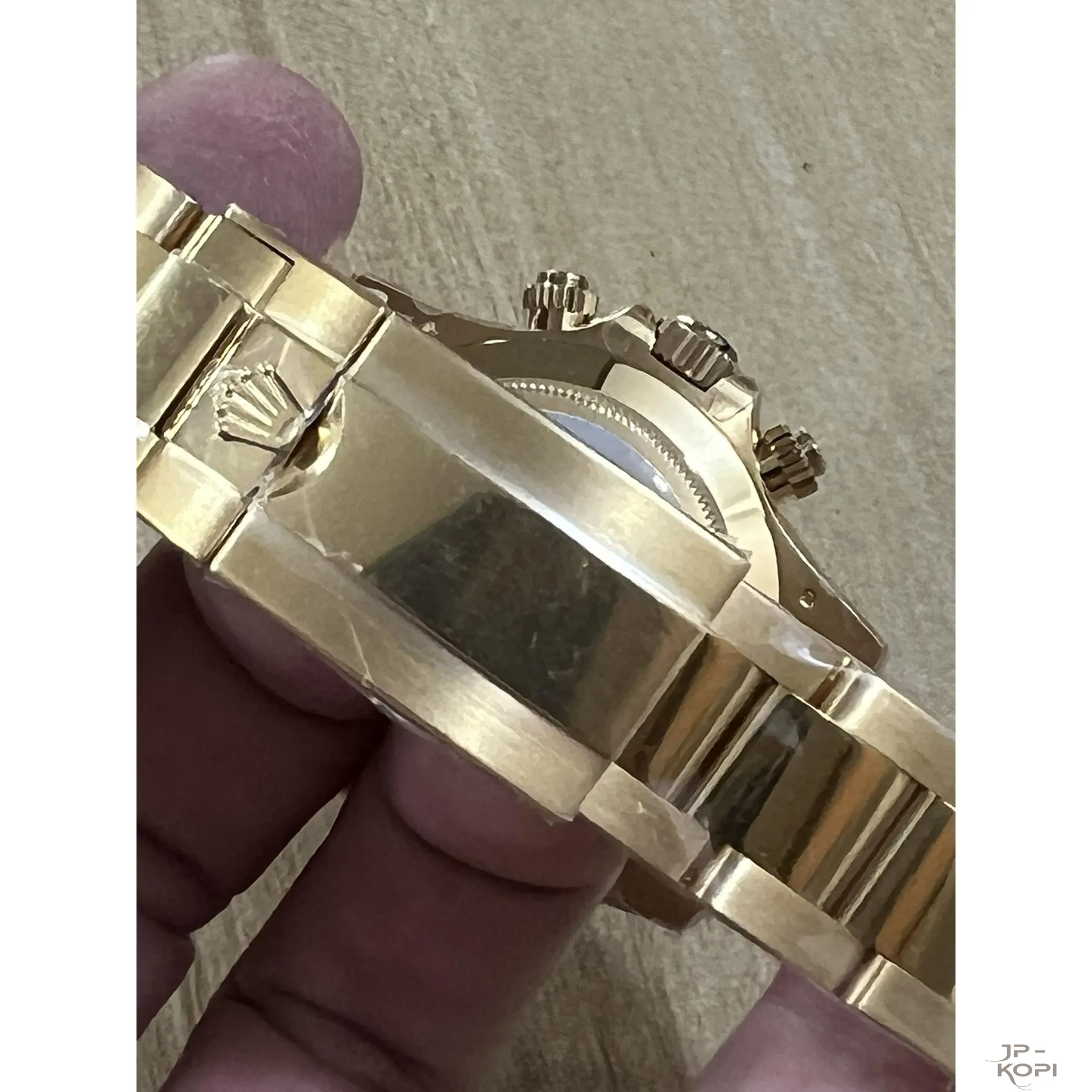 ロレックス デイトナ 116508-0009|ブラック&ゴールデン 丹東Cal.4130【BETTER工場製】 - 画像 (9)