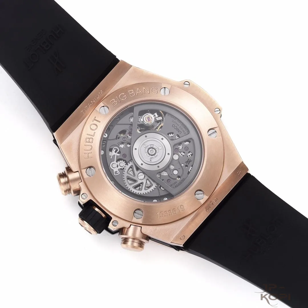 ウブロ ビッグバン ウニコ 421.OX.1180.RX.0904|スケルトン × ジュエリー キングゴールド 44mm【BBF工場製】 - 画像 (8)