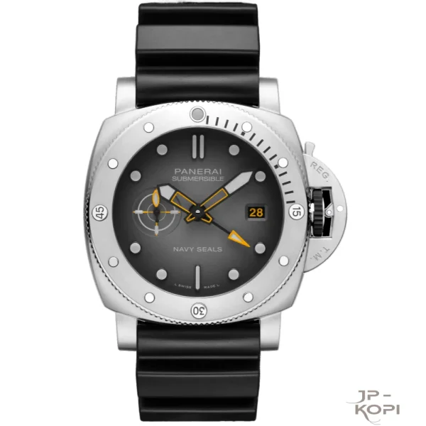 パネライ サブマーシブル PAM01323｜GMT搭載 メテオライト文字盤 ネイビーシールズ仕様 44MM【VS工場製】