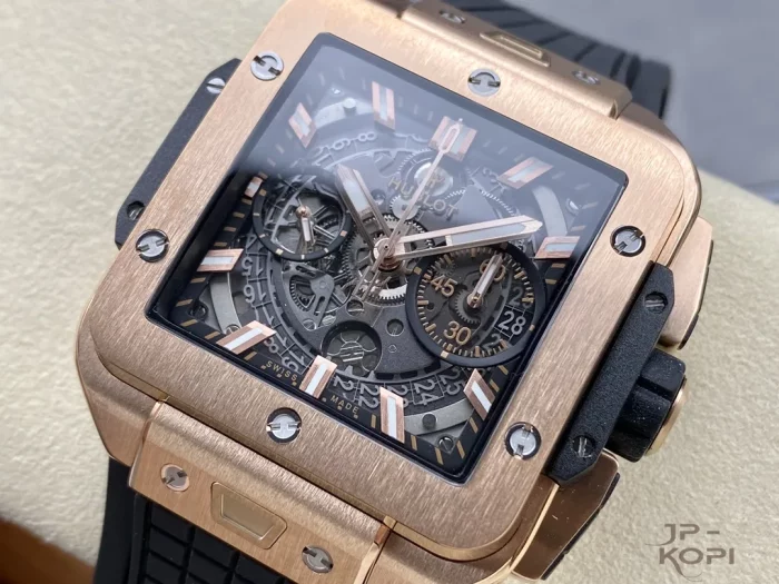 ウブロ HUBLOT スクエア バン ウニコ キングゴールド 821.OX.0180.RX【BBF工場出品】 - 画像 (3)