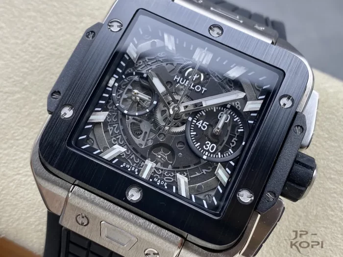 ウブロ HUBLOTスクエアバン ウニコ チタニウムセラミック 821.NM.0170.RX【BBF工場出品】 - 画像 (3)