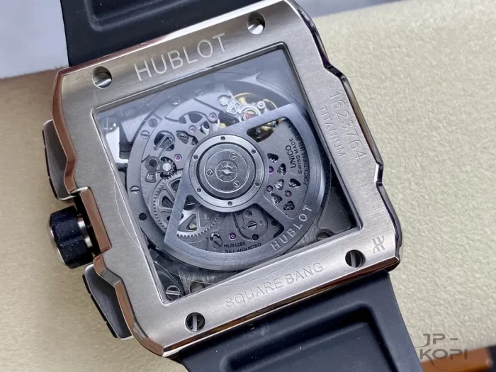 ウブロ HUBLOTスクエアバン ウニコ チタニウムセラミック 821.NM.0170.RX【BBF工場出品】 - 画像 (7)