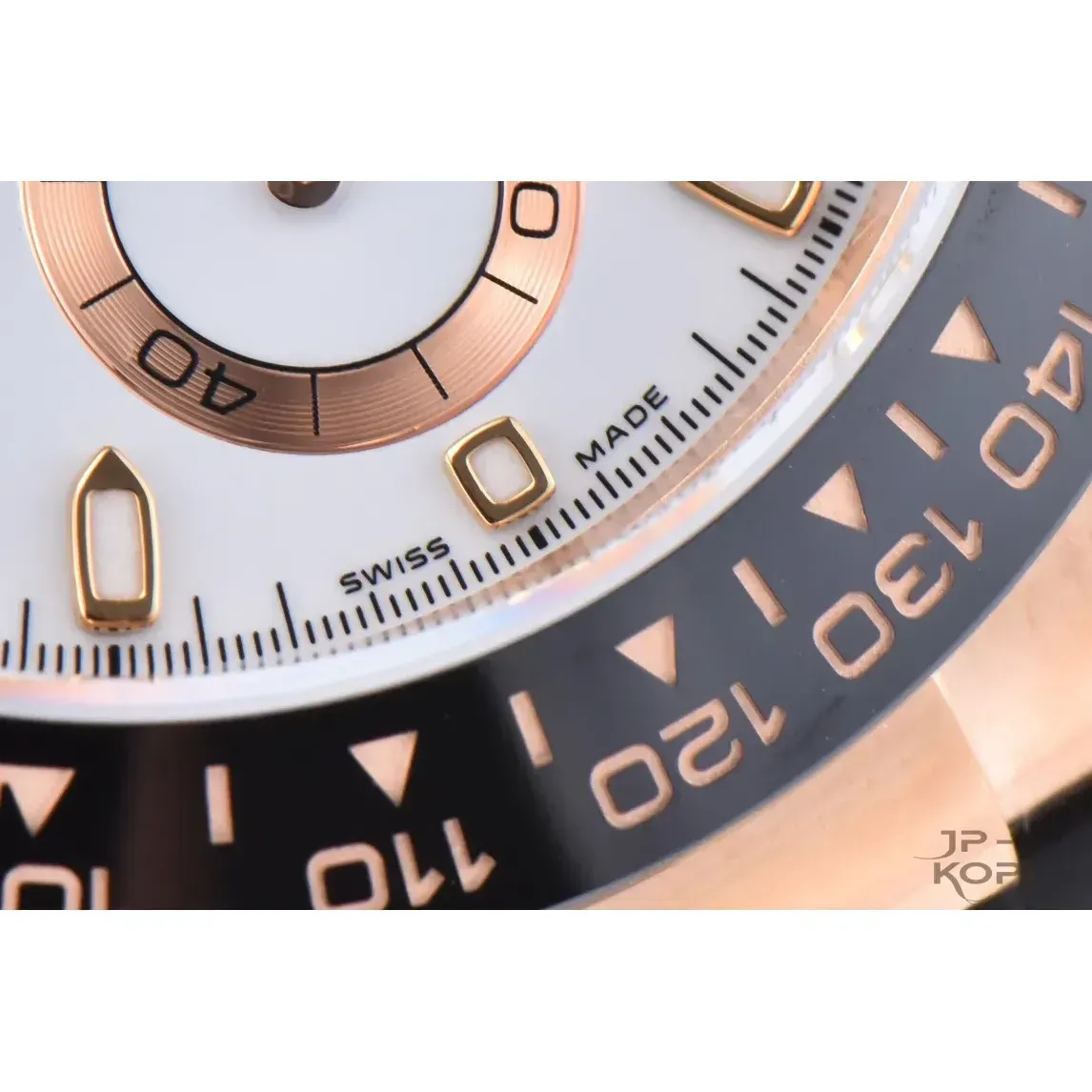 ロレックス デイトナ 116515LN-0019|アイボリーダイアル イエローゴールド ラバーストラップ【CLEAN工場製 高品質コピー腕時計】 - 画像 (6)