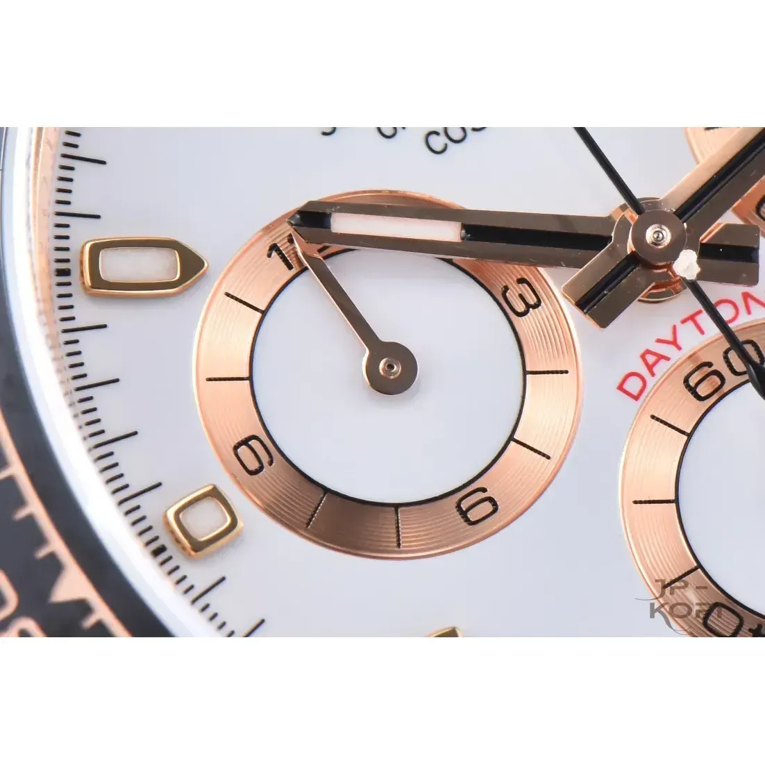 ロレックス デイトナ 116515LN-0019|アイボリーダイアル イエローゴールド ラバーストラップ【CLEAN工場製 高品質コピー腕時計】 - 画像 (5)