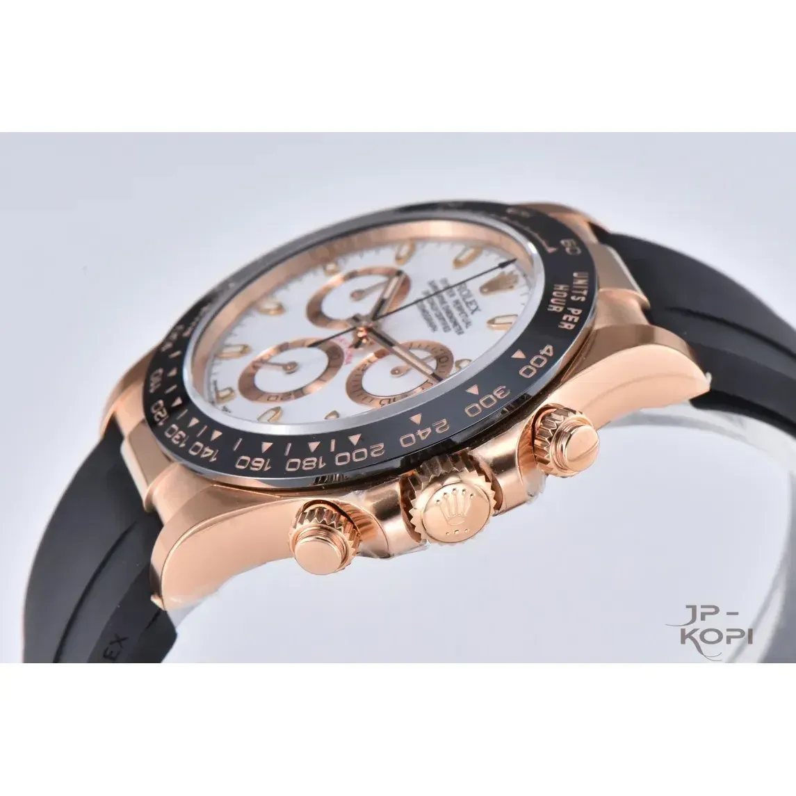 ロレックス デイトナ 116515LN-0019|アイボリーダイアル イエローゴールド ラバーストラップ【CLEAN工場製 高品質コピー腕時計】 - 画像 (8)