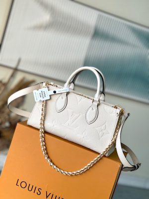 ルイ・ヴィトン オンザゴー EW M23698: 優雅なエンボスデザインの日常コンパニオン