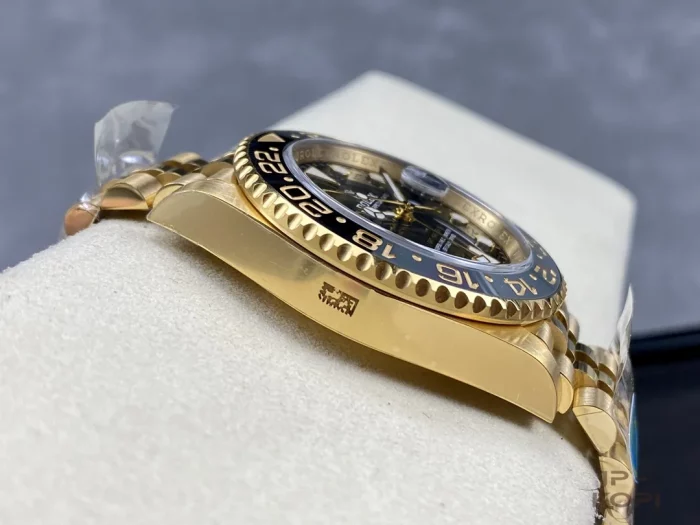 ロレックス GMTマスター II 126718GRNR-0001 イエローゴールド ジュビリーブレスレット 丹東Cal.3285【CLEAN工場出品】 - 画像 (5)