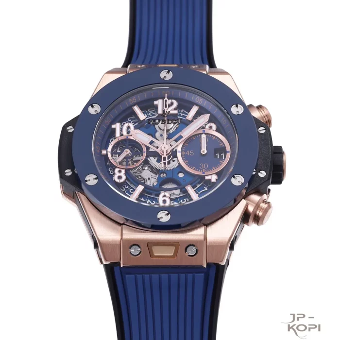 ウブロ ビッグ・バン ウニコ 441.OL.5181.RX｜キングゴールド×ブルーセラミック 42MM【BBF製】 - 画像 (4)