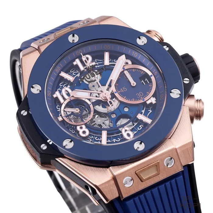 ウブロ ビッグ・バン ウニコ 441.OL.5181.RX｜キングゴールド×ブルーセラミック 42MM【BBF製】 - 画像 (5)
