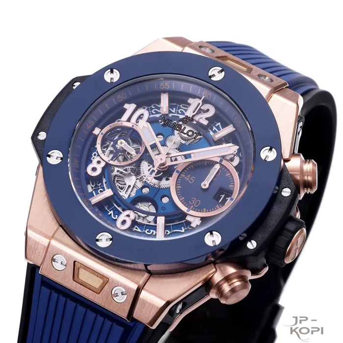 ウブロ ビッグ・バン ウニコ 441.OL.5181.RX｜キングゴールド×ブルーセラミック 42MM【BBF製】 - 画像 (6)