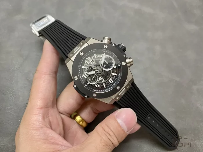ウブロ ビッグ・バン ウニコ 441.NM.1171.RX｜チタン×セラミック 42MM スケルトン【BBF製】 - 画像 (4)