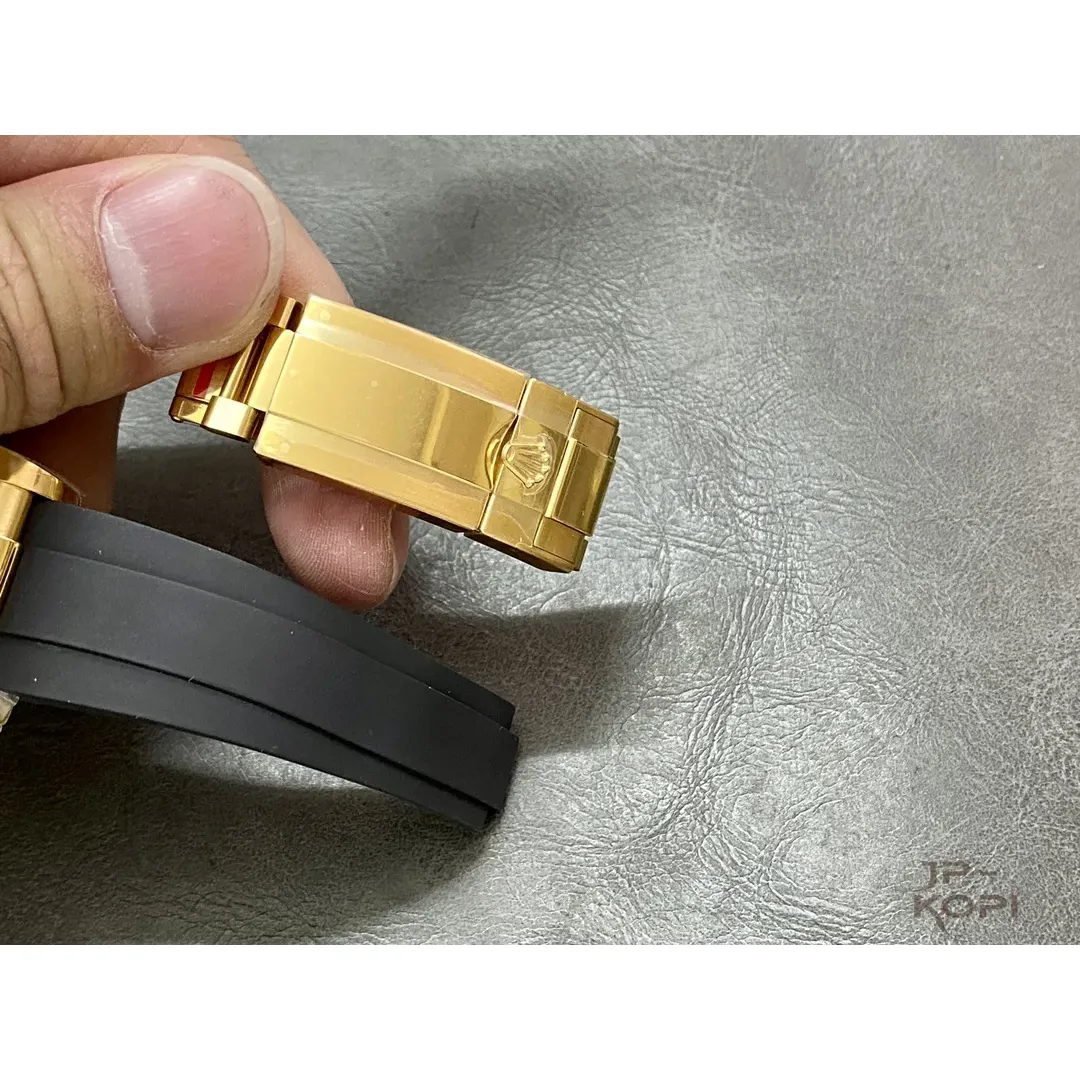 ロレックス デイトナ 116518LN シャンパン|40mm クロノグラフ ラバーベルト【CLEAN工場製 高品質コピー腕時計】 - 画像 (9)