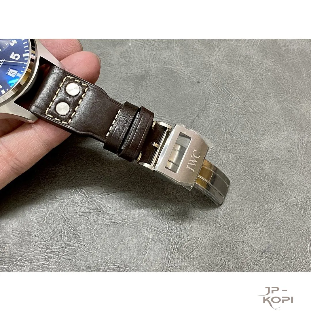 IWC ビッグ・パイロット・ウォッチ プティフランス IW500916|ブルー文字盤 46mm【ZF工場製 高品質コピー腕時計】 - 画像 (9)