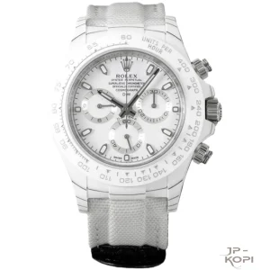 DIW × ロレックス Daytona エディション ホワイトカーボン｜ホワイトベゼル × 40mm【DIW製】
