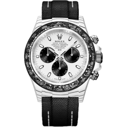 ロレックス × DiW デイトナ イルビスV2 ホワイトカーボンファイバーモデル Cal.4130