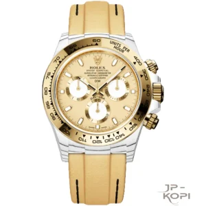 DIW × ロレックス Daytona Golden Essence|ホワイトクォーツカーボン × 18Kゴールドベゼル 40mm