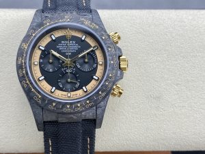 DIWロレックス・デイトナ Cream Invert Gold カーボンファイバー Cal.4130