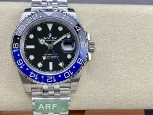 ロレックス GMTマスター II 126710BLNR-0002 40MMブルーブラック ジュビリーブレスレットCAL.3285【ARF工場出品】