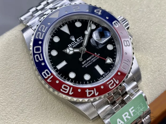 ロレックス GMTマスター II 126710BLRO-0001 40MMブルーレッド ジュビリーブレスレットCAL.3285【ARF工場出品】 - 画像 (2)