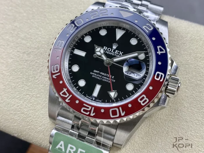 ロレックス GMTマスター II 126710BLRO-0001 40MMブルーレッド ジュビリーブレスレットCAL.3285【ARF工場出品】 - 画像 (3)