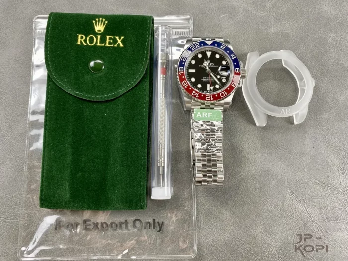 ロレックス GMTマスター II 126710BLRO-0001 40MMブルーレッド ジュビリーブレスレットCAL.3285【ARF工場出品】 - 画像 (8)