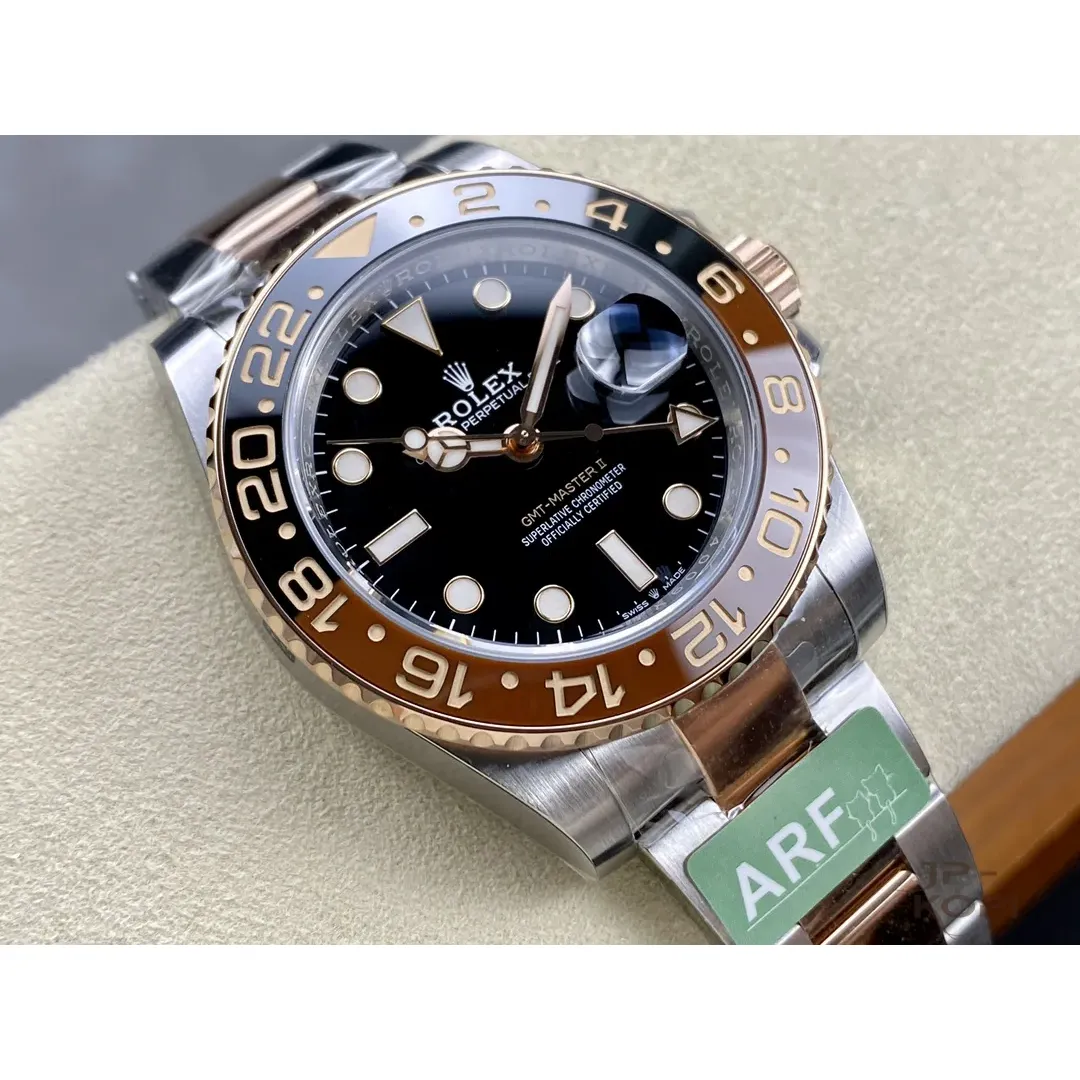 ロレックス GMTマスター II 126711CHNR|ブラック×ブラウン オイスターブレスレット 丹東Cal.3285【ARF工場出品】 - 画像 (3)