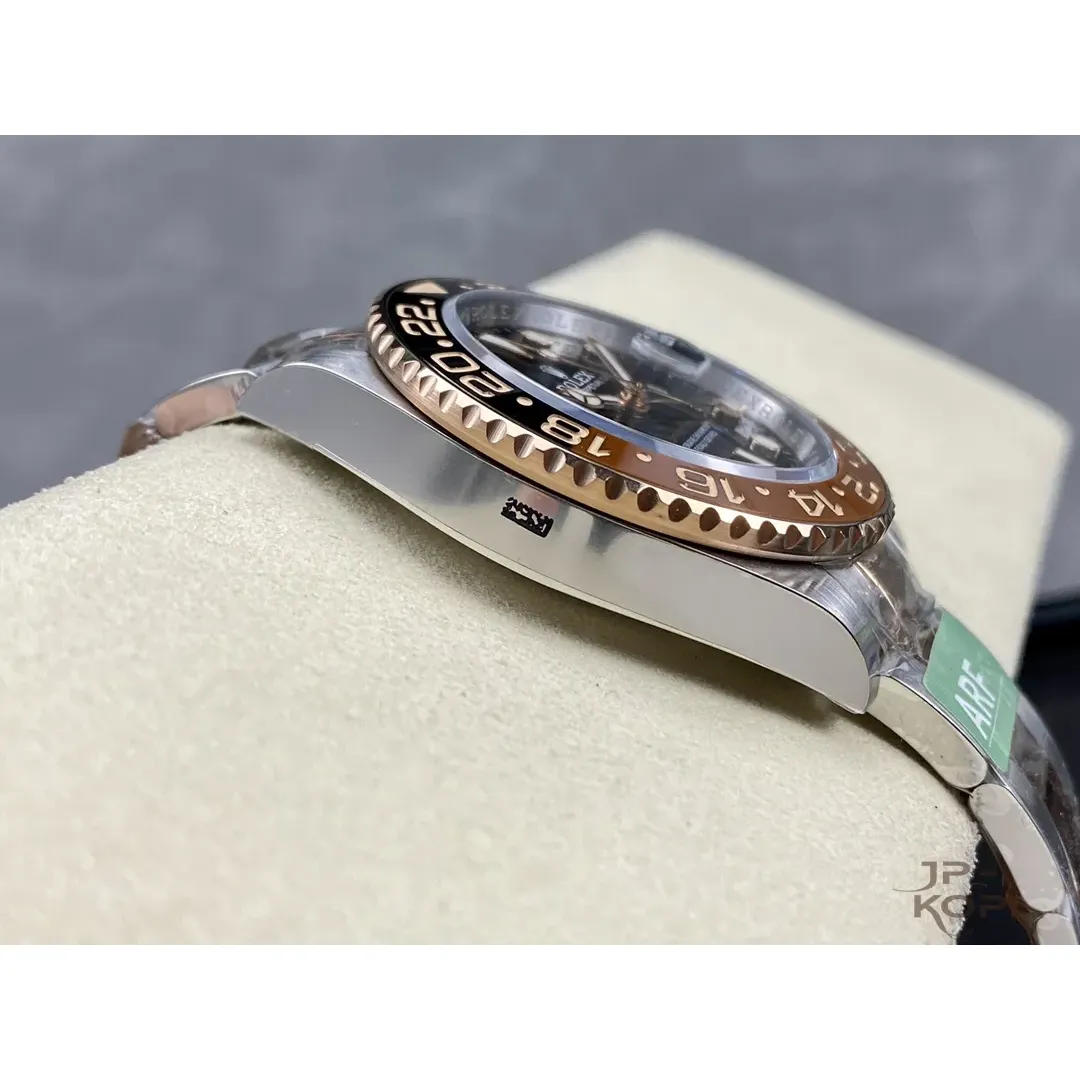 ロレックス GMTマスター II 126711CHNR|ブラック×ブラウン オイスターブレスレット 丹東Cal.3285【ARF工場出品】 - 画像 (5)