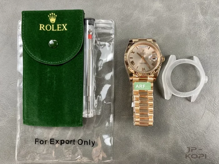 ロレックス デイデイト40MM　エバーRG　サンダストローマン228235 Cal.3255 【ARF工場出品】
