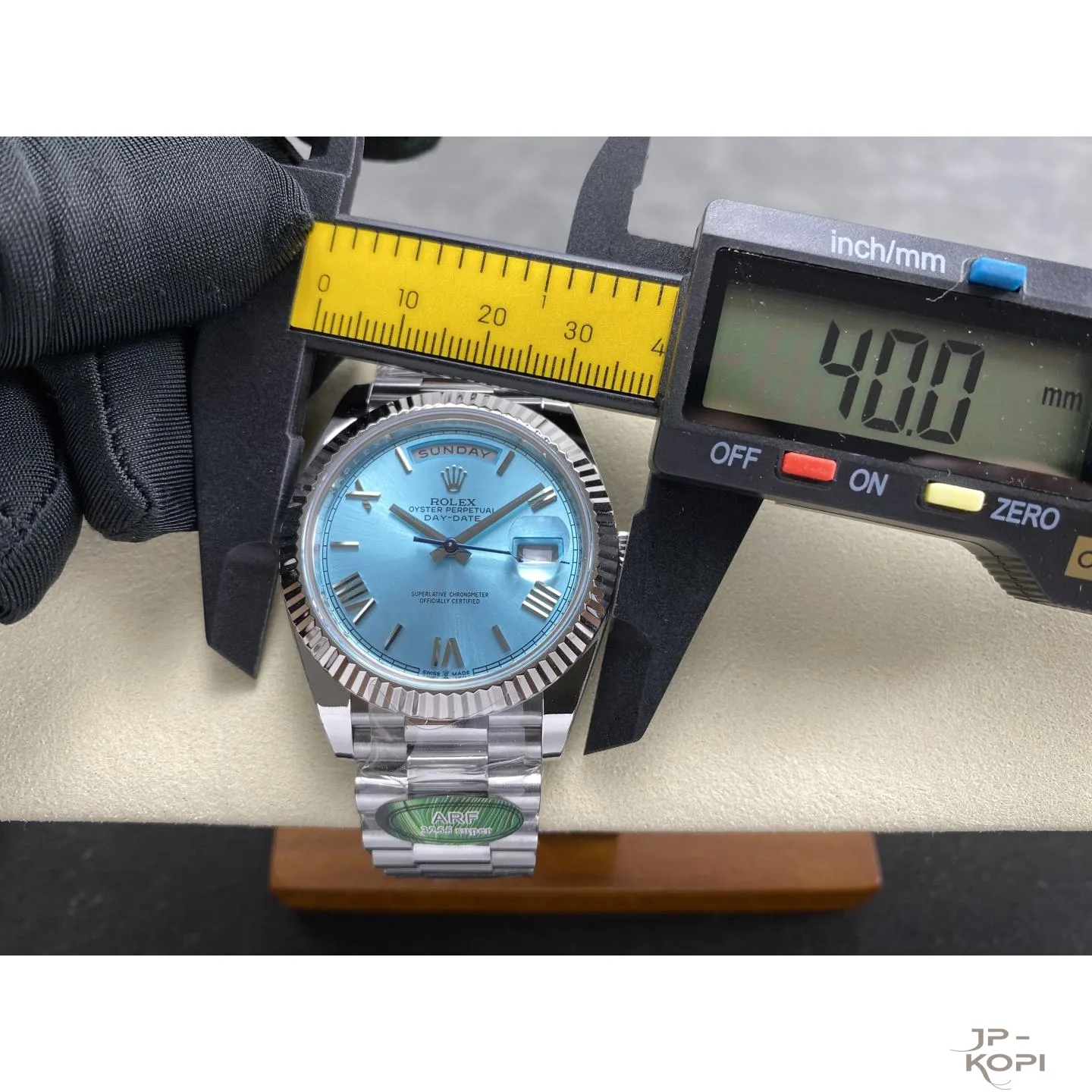 ロレックス デイデイト 40mm M228236-0012|アイスブルー 上海Cal.3255 加重版【ARF工場製 高品質コピー腕時計】 - 画像 (11)