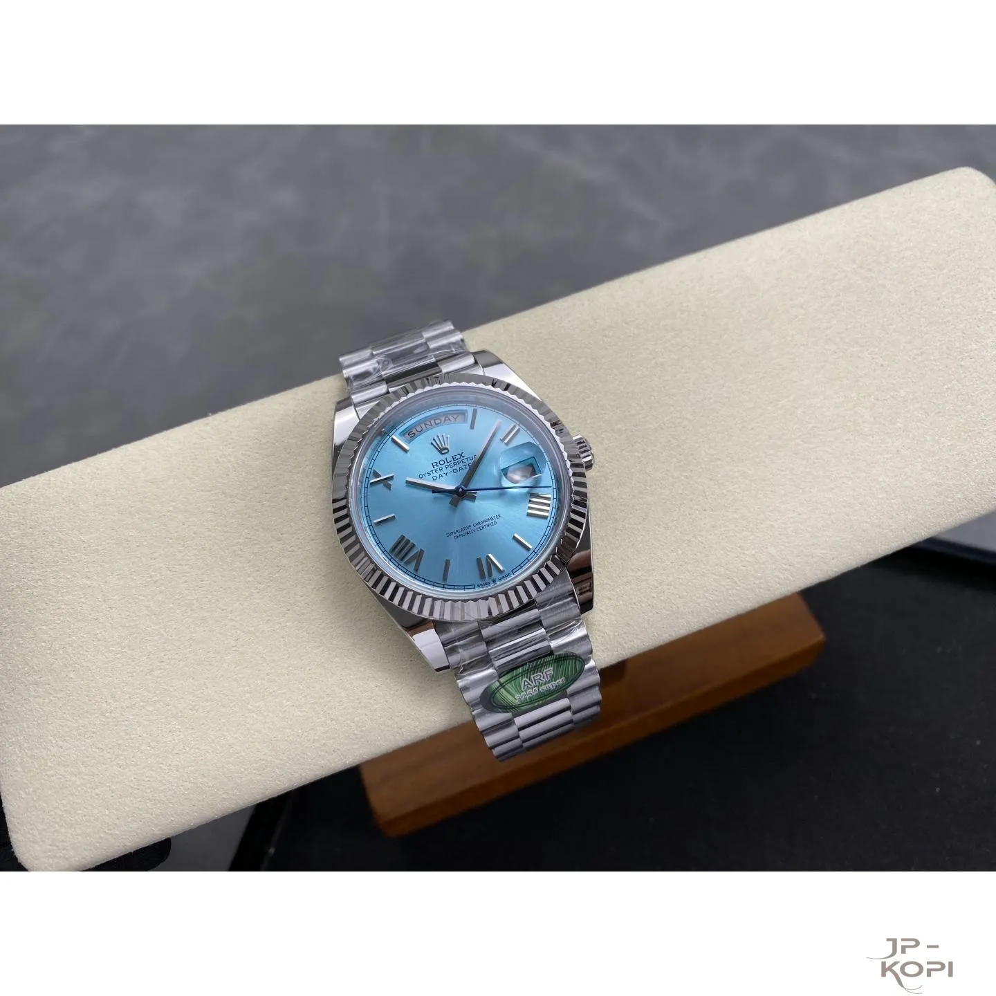 ロレックス デイデイト 40mm M228236-0012|アイスブルー 上海Cal.3255 加重版【ARF工場製 高品質コピー腕時計】 - 画像 (5)