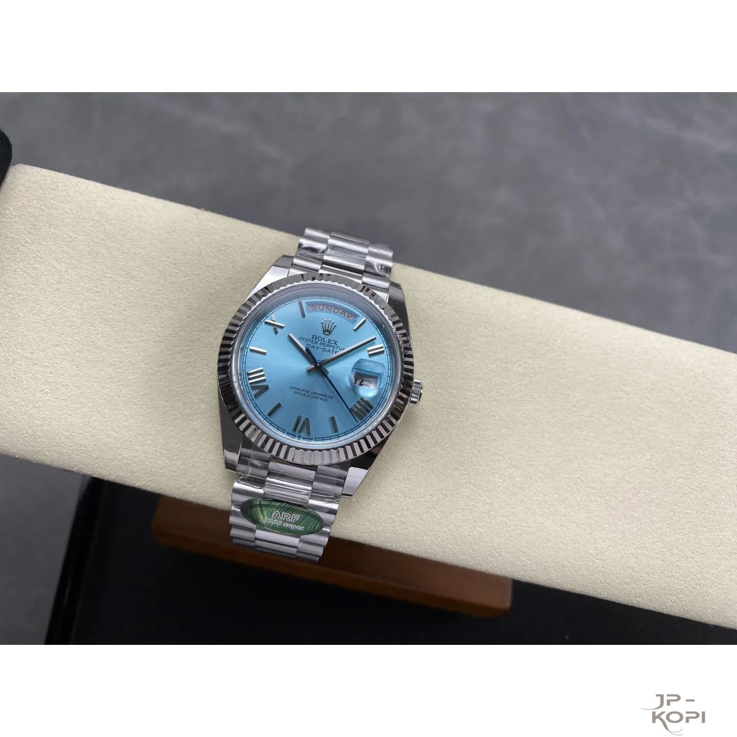 ロレックス デイデイト 40mm M228236-0012|アイスブルー 上海Cal.3255 加重版【ARF工場製 高品質コピー腕時計】 - 画像 (6)