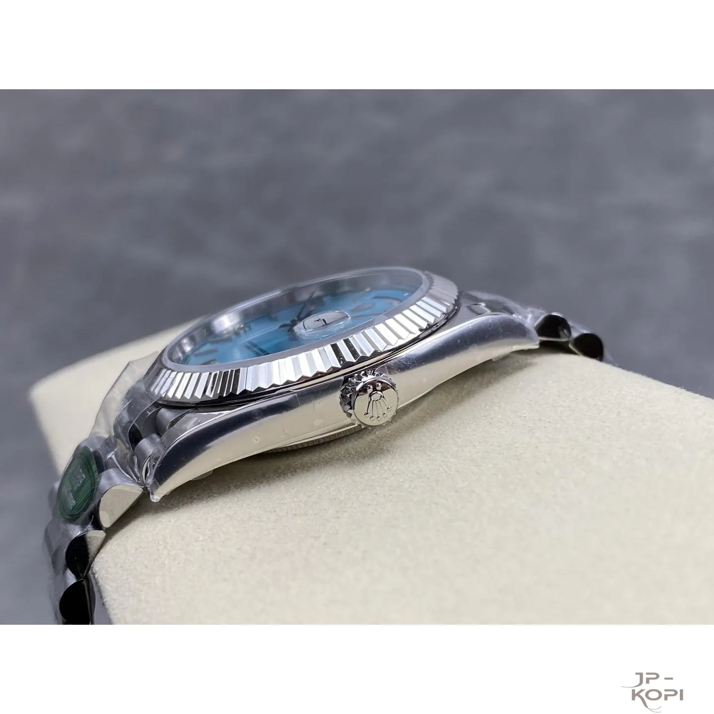 ロレックス デイデイト 40mm M228236-0012|アイスブルー 上海Cal.3255 加重版【ARF工場製 高品質コピー腕時計】 - 画像 (8)