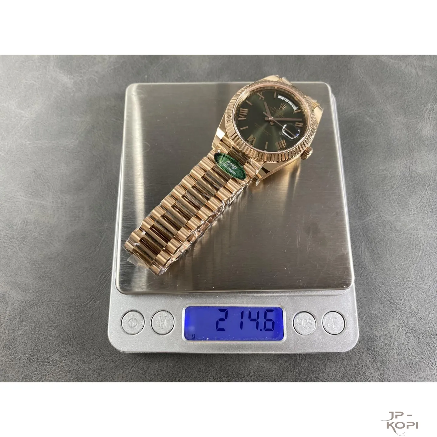 ロレックス デイデイト 40mm M228235-0025|オリーブグリーン 上海Cal.3255 加重版【ARF工場製 高品質コピー腕時計】 - 画像 (12)