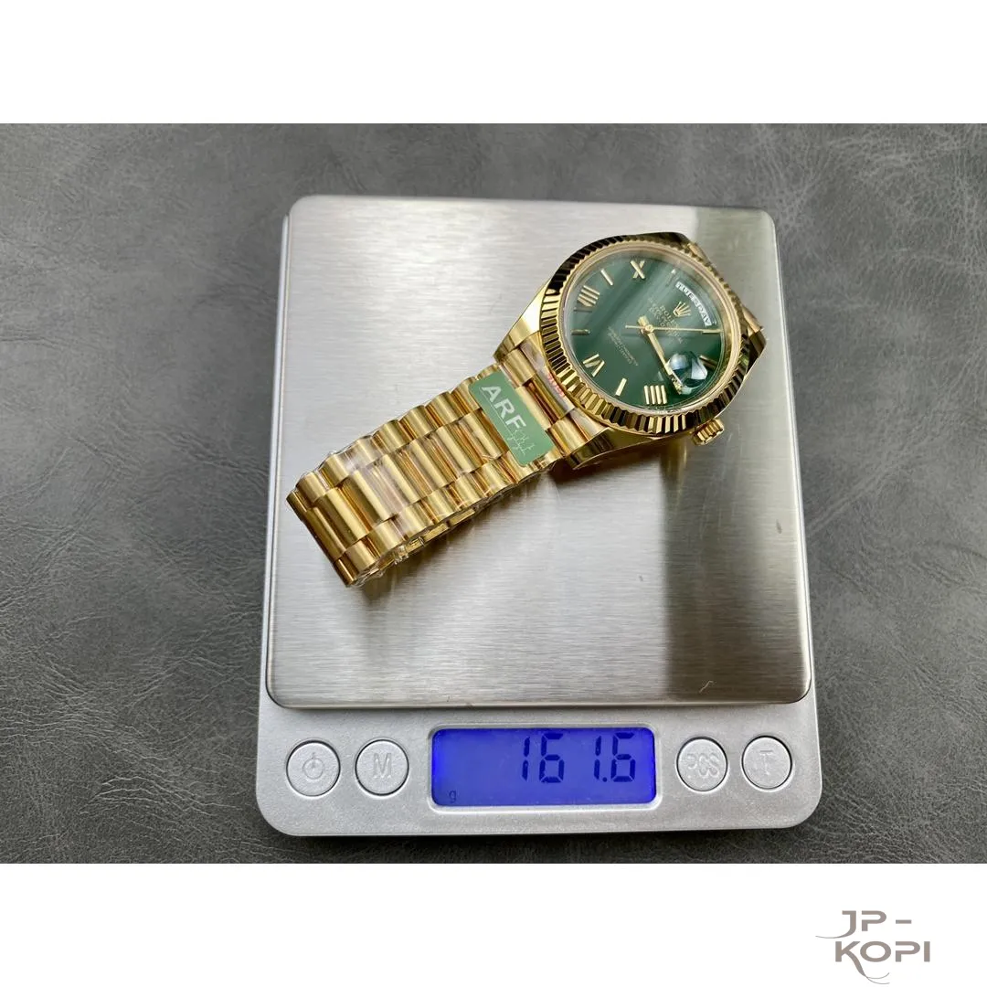 ロレックス デイデイト 40mm M228238-0061|グリーン 上海Cal.3255 加重版【ARF工場製 高品質コピー腕時計】 - 画像 (10)