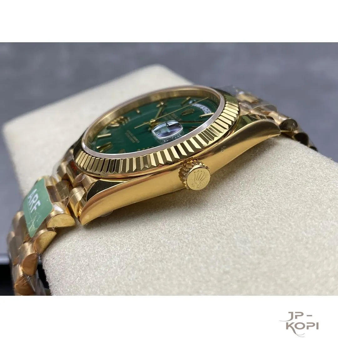 ロレックス デイデイト 40mm M228238-0061|グリーン 上海Cal.3255 加重版【ARF工場製 高品質コピー腕時計】 - 画像 (6)
