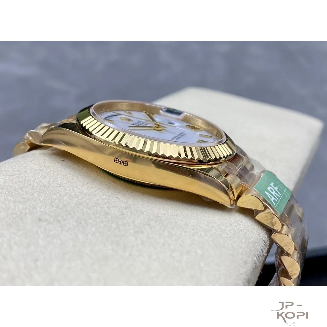 ロレックス デイデイト 40mm M228238-0042|ホワイト 上海Cal.3255 加重版【ARF工場製 高品質コピー腕時計】 - 画像 (6)