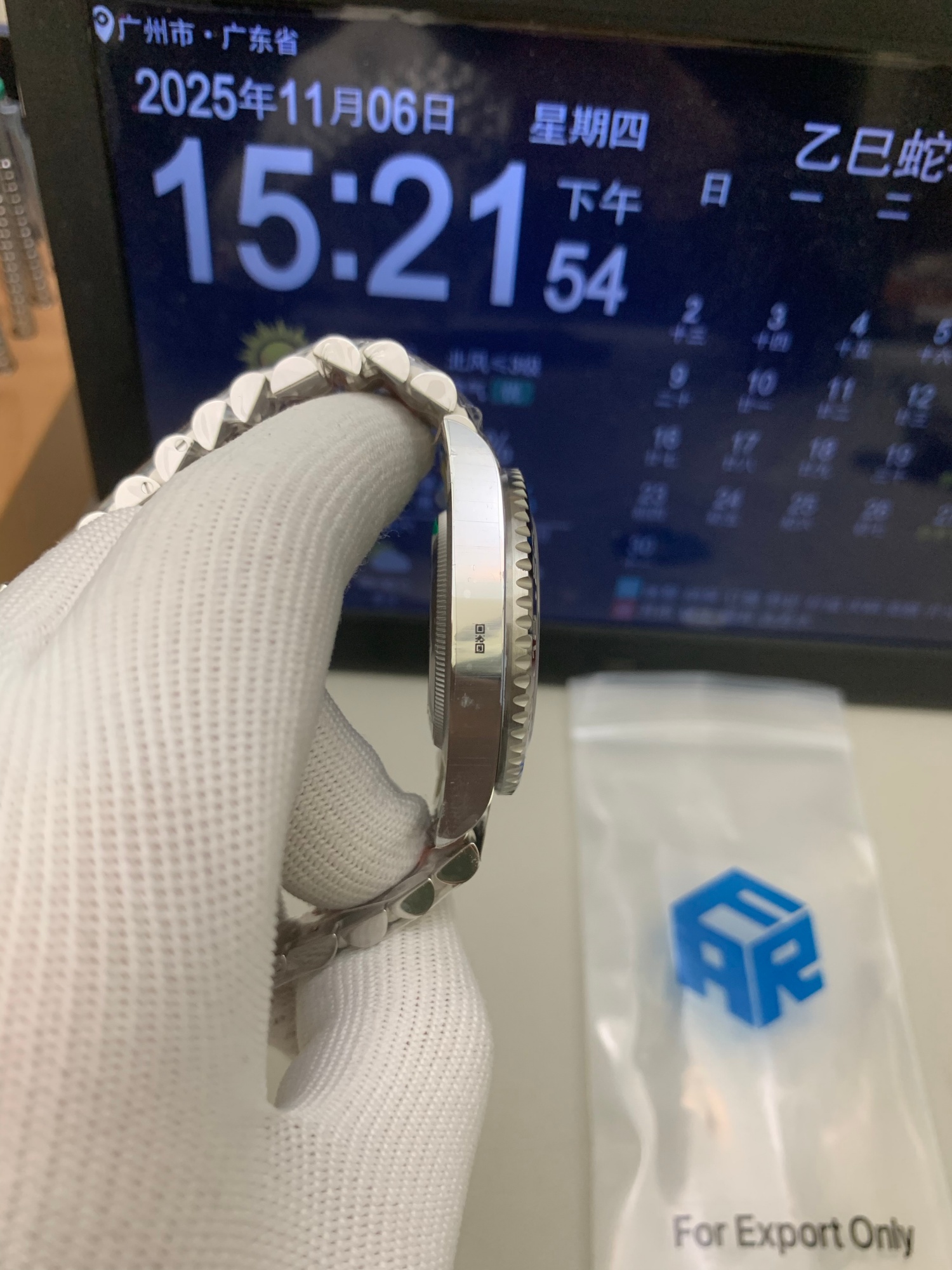 ロレックス GMTマスター II 126710BLRO|ブルーレッドベゼル ジュビリーブレスレット 丹東Cal.3285【ARF工場製 高品質腕時計】 - 画像 (5)