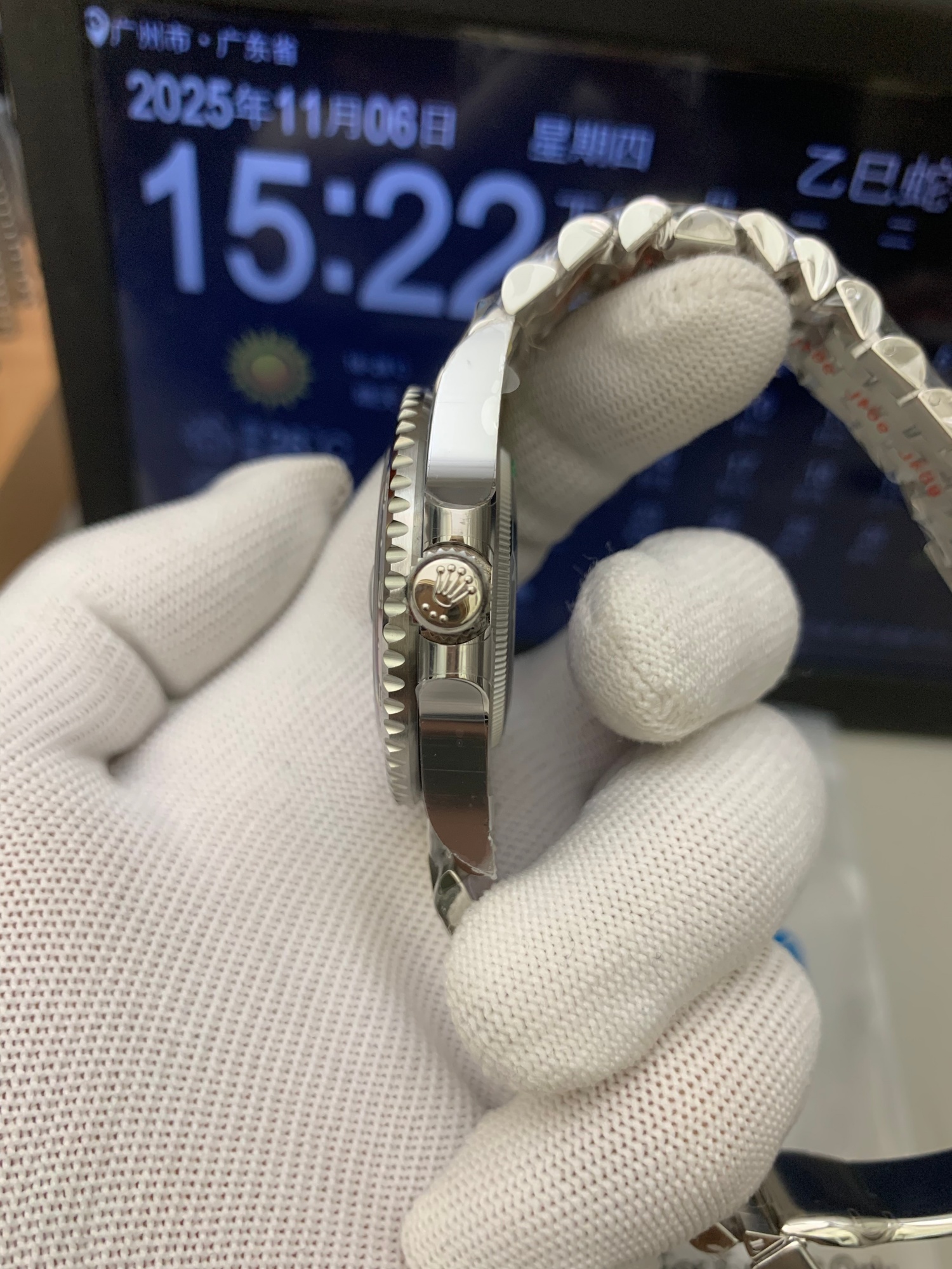 ロレックス GMTマスター II 126710BLRO|ブルーレッドベゼル ジュビリーブレスレット 丹東Cal.3285【ARF工場製 高品質腕時計】 - 画像 (6)