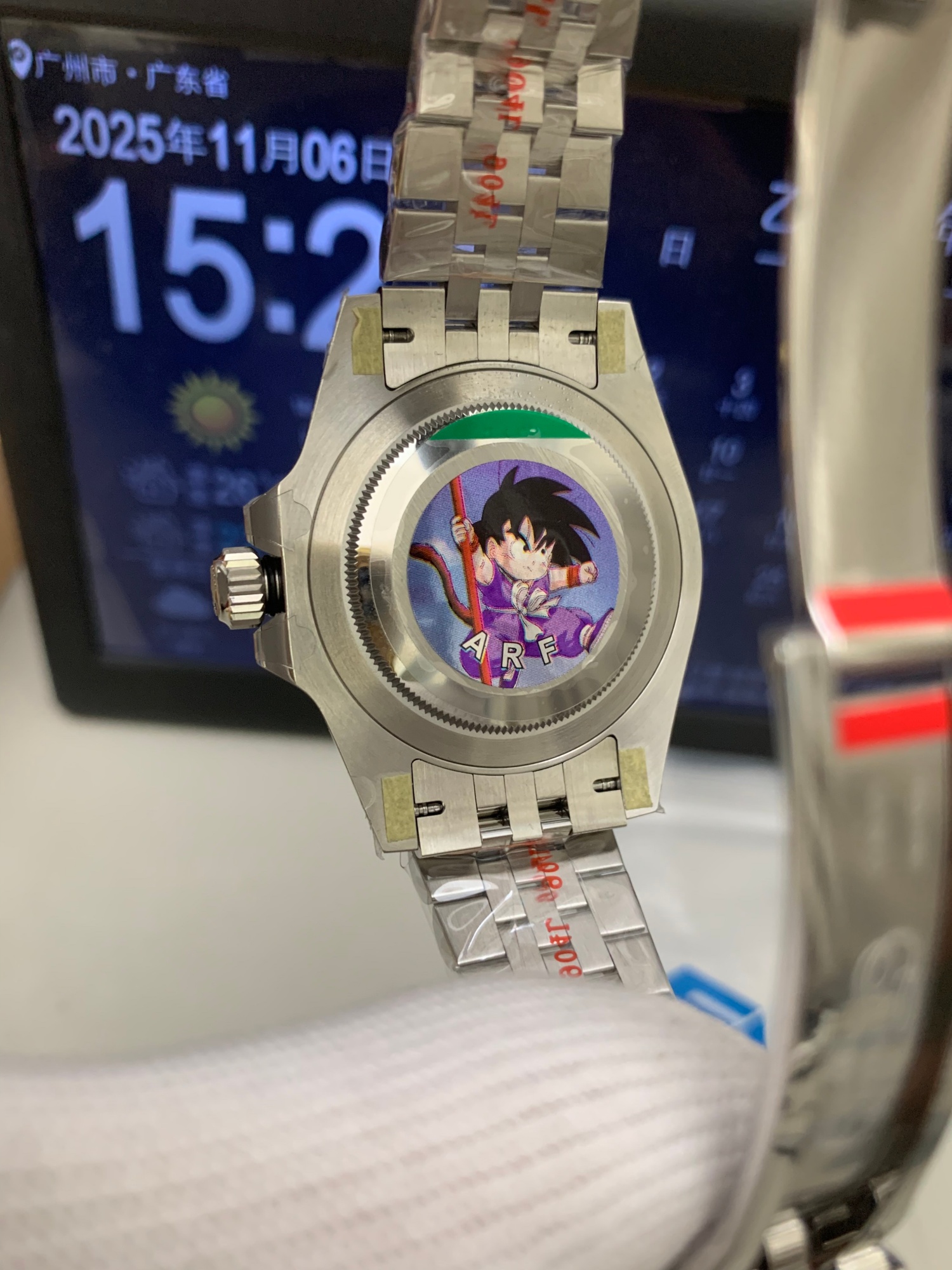 ロレックス GMTマスター II 126710BLRO|ブルーレッドベゼル ジュビリーブレスレット 丹東Cal.3285【ARF工場製 高品質腕時計】 - 画像 (7)