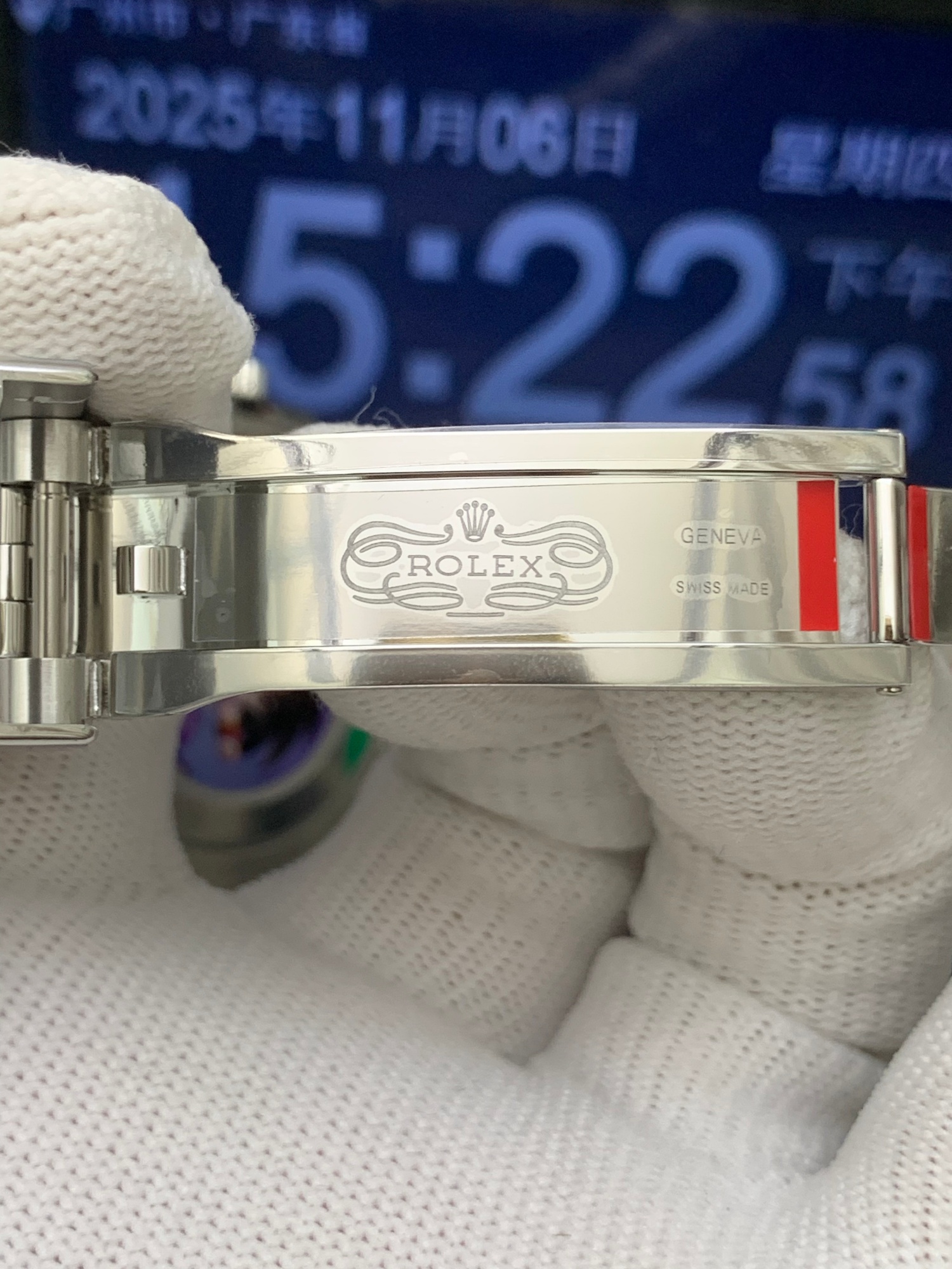 ロレックス GMTマスター II 126710BLRO|ブルーレッドベゼル ジュビリーブレスレット 丹東Cal.3285【ARF工場製 高品質腕時計】 - 画像 (8)