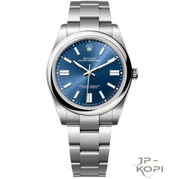 ロレックス オイスターパーペチュアル 124300 ブライトブルー 41MM【CLEAN工場出品】