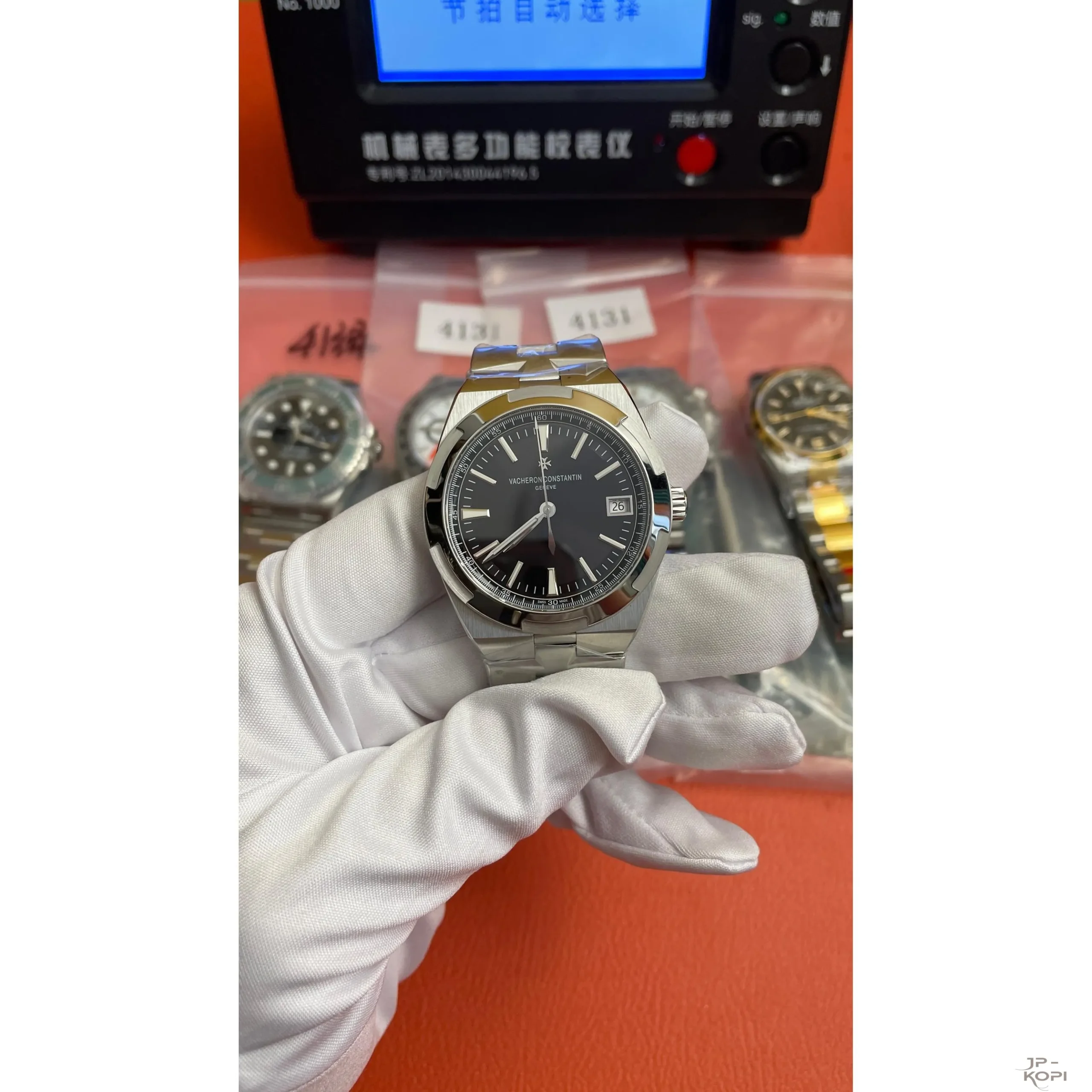 ヴァシュロン・コンスタンタン オーヴァーシーズ 4500V/110A-B483|ブラックダイアル ステンレス 41mm【PPF工場製 高品質コピー腕時計】 - 画像 (2)