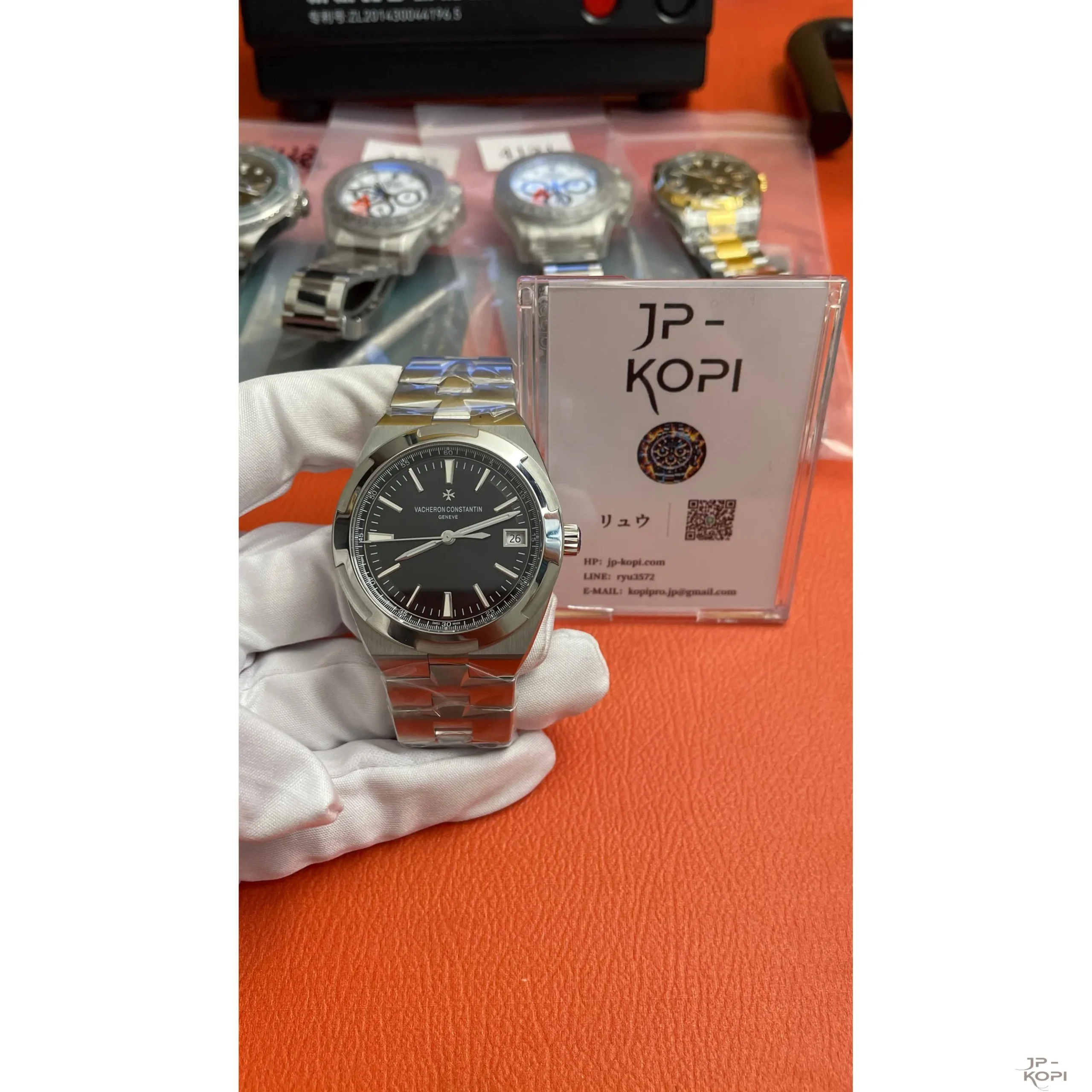 ヴァシュロン・コンスタンタン オーヴァーシーズ 4500V/110A-B483|ブラックダイアル ステンレス 41mm【PPF工場製 高品質コピー腕時計】 - 画像 (16)