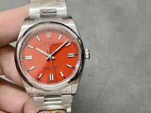ロレックス オイスターパーペチュアル 126000 レッド 36mm【CLEAN工場出品】