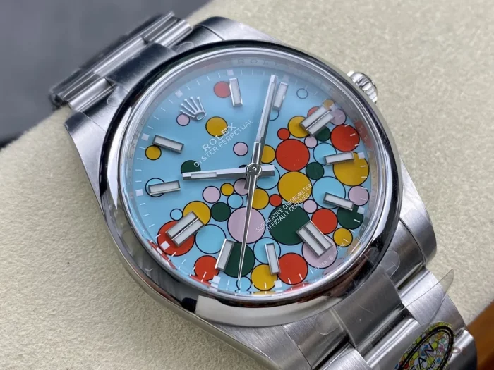 ロレックス オイスターパーペチュアル 124300 セレブレーション モチーフ 41MM【CLEAN工場出品】 - 画像 (2)