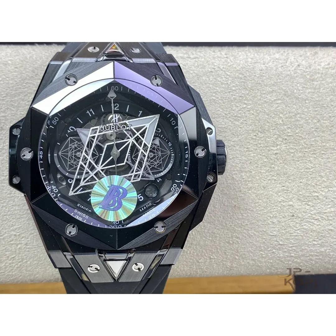 ウブロ HUBLOT ビッグバン ウニコ サンブルーII ブラックセラミック 418.CX.1107.RX.MXM22【BBF工場出品】