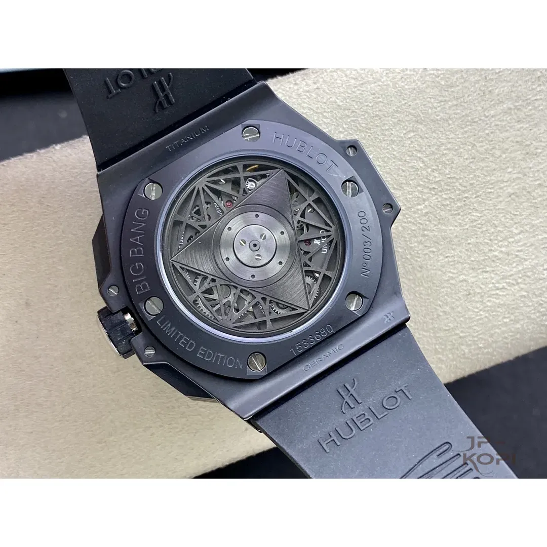 ウブロ ビッグバン ウニコ サンブルーII 418.CX.1107.RX.MXM22|ブラックセラミック 45mm 【BBF工場製高品質コピー腕時計】 - 画像 (8)