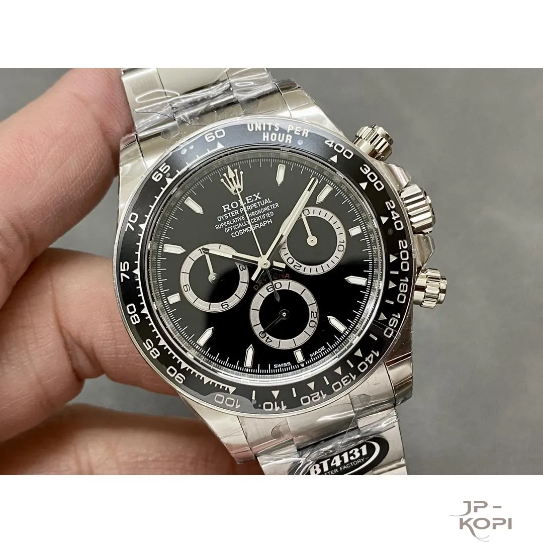 ロレックス デイトナ 126500LN-0002|ブラック 丹東Cal.4131【BETTER工場製】 - 画像 (3)