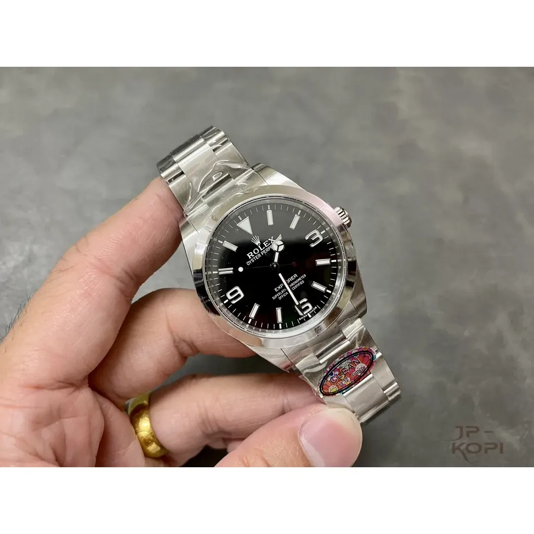 ロレックス エクスプローラー I 214270|ブラック Cal.3132 39mm【CLEAN工場製 高品質腕時計】 - 画像 (5)